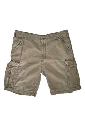 Carhartt Force Mens Tappen Relaxed Fit Cargo Shorts Size 38 Beige Workwear